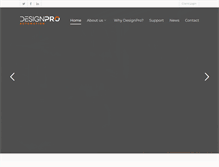 Tablet Screenshot of designpro.ie