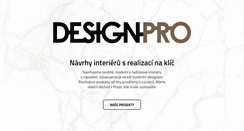 Desktop Screenshot of designpro.cz